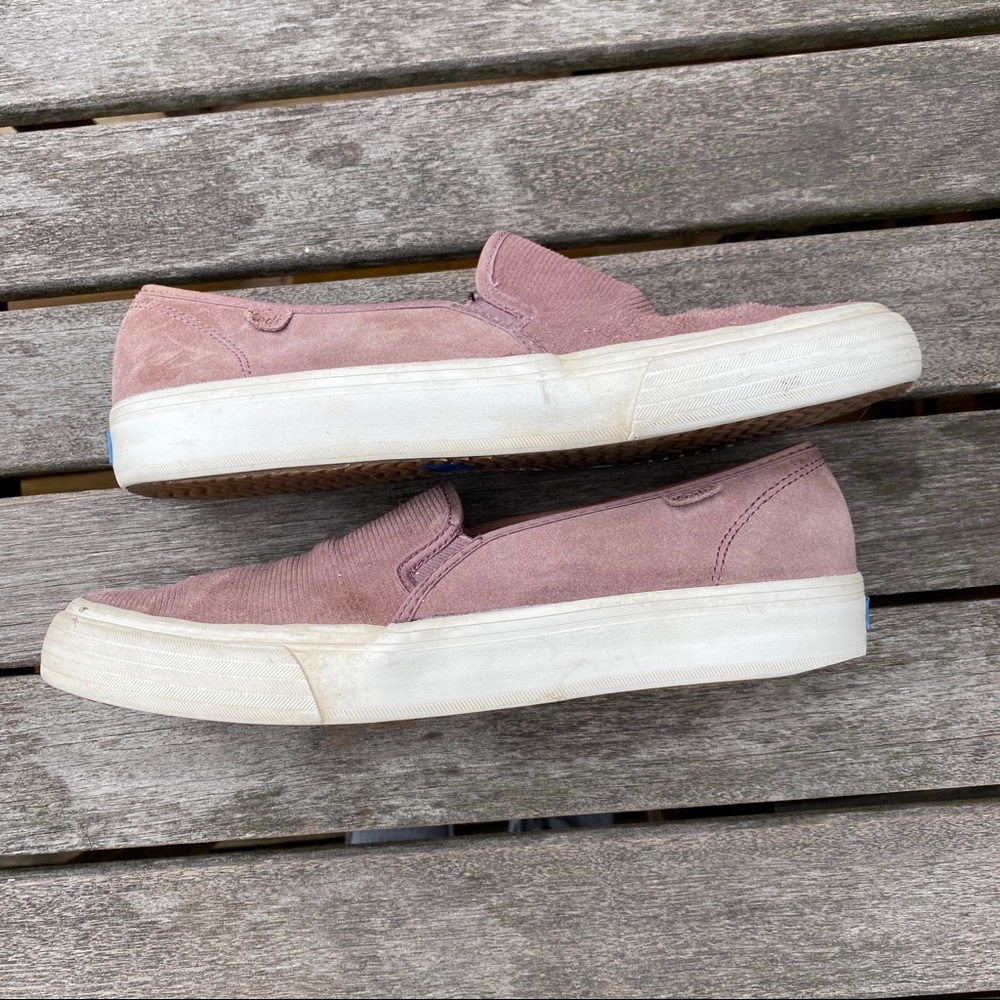 Keds Double Decker Suede Slip-On Style WH61079 Fashion Sneakers Size 9 - Picture 5 of 12